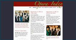 Desktop Screenshot of operaindexinc.org